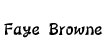 FayeBrowneFaye Browne