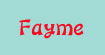 斐彌Fayme