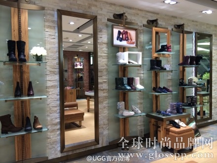 UGG北京翠微精品店內(nèi)