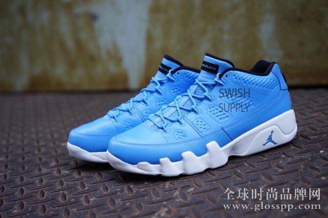 832822-401,AJ9,Air Jordan 9 832822-401AJ9低幫 北卡藍 Air Jordan 9 Low “Pantone” 上腳實拍